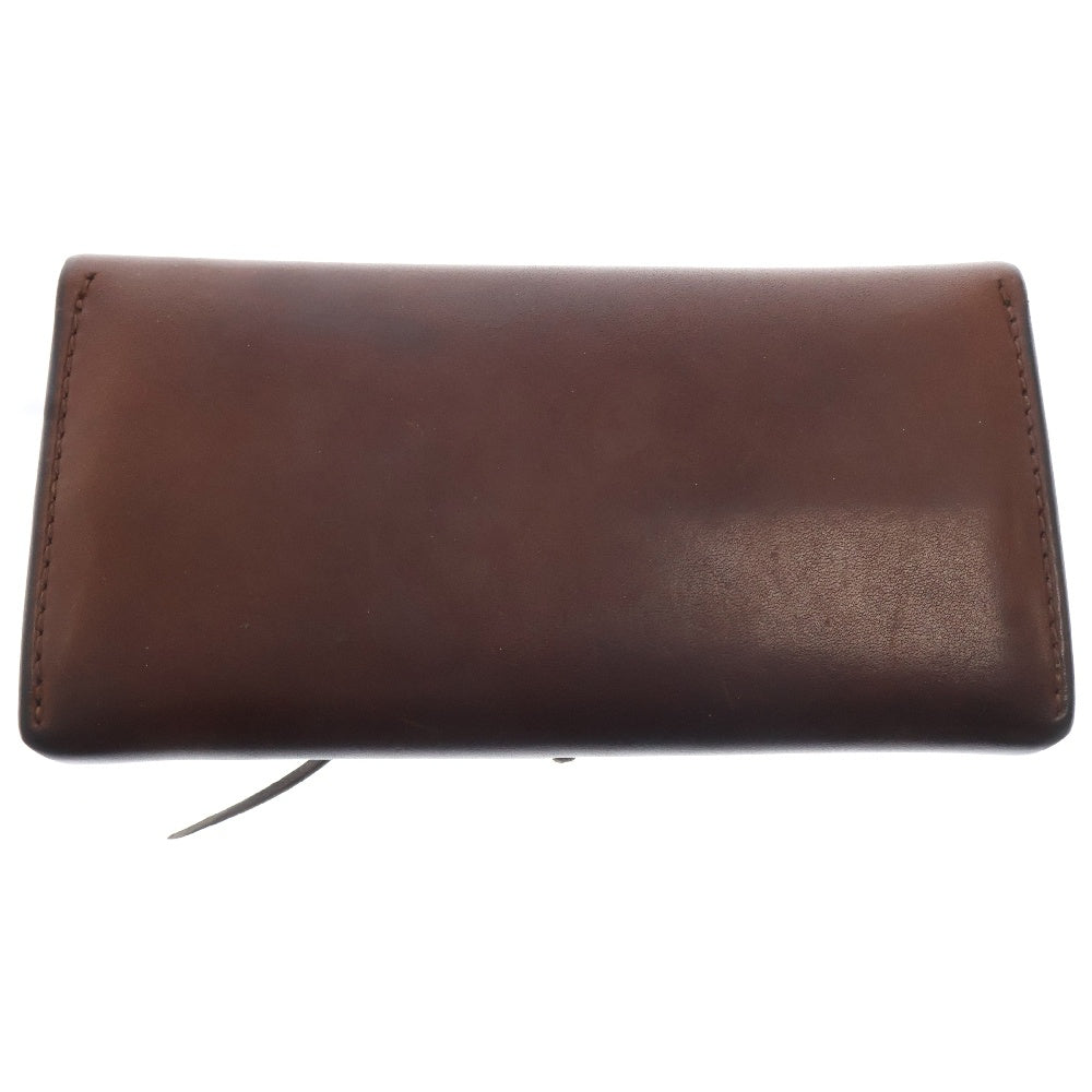 goro's(ゴローズ) SVフラワーコンチョ付き二つ折り長財布 焦茶