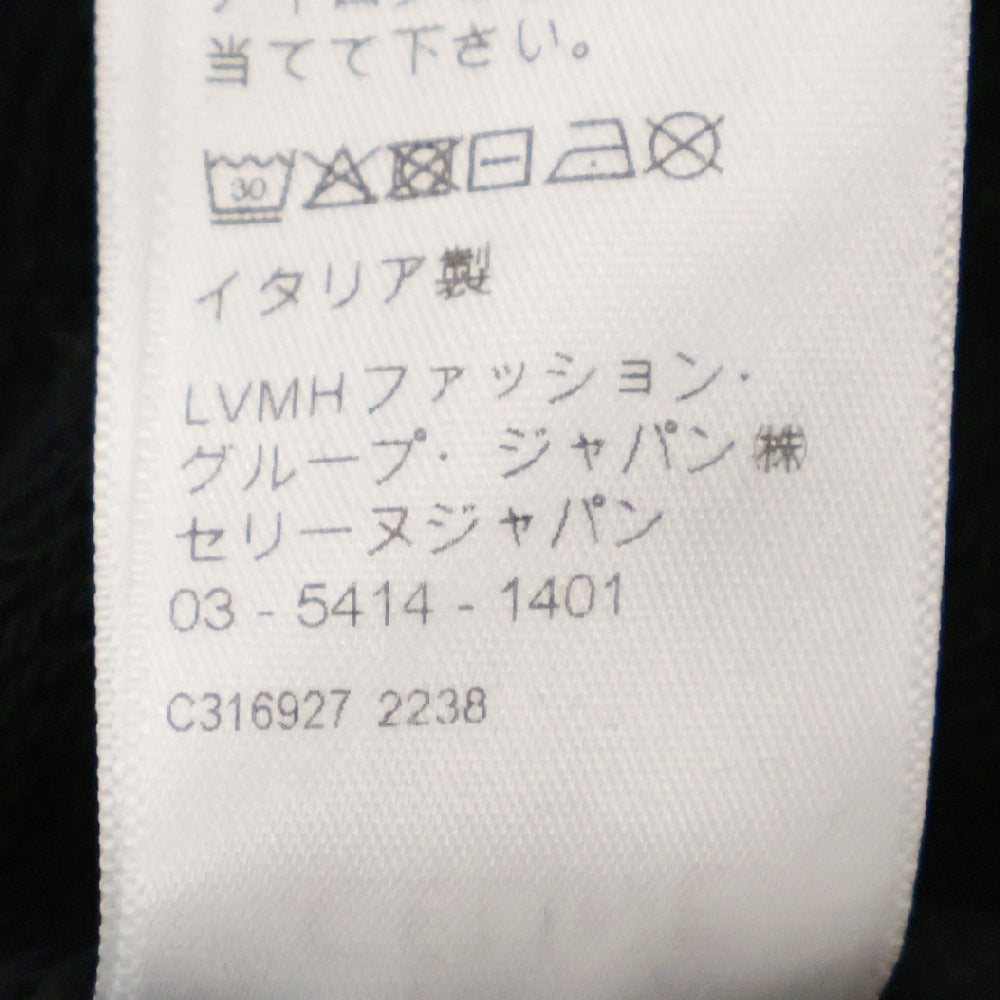 CELINE(セリーヌ) 23SS DYSFUNCTIONAL レナータ ピーターセン コットンフリースフーディーパーカー ブラック 2Y14B670Q