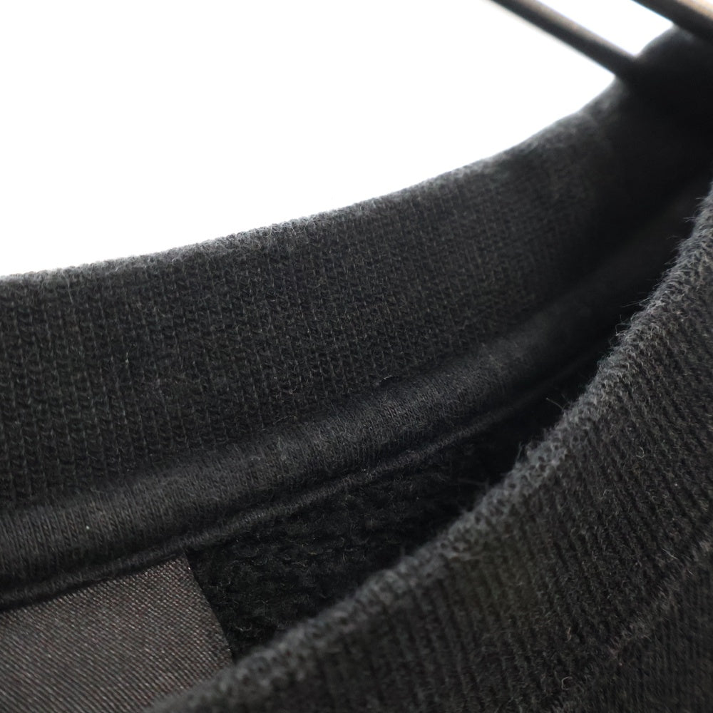 STUSSY(ステューシー) SS LINK フロント ロゴ クルーネック スウェット ブラック