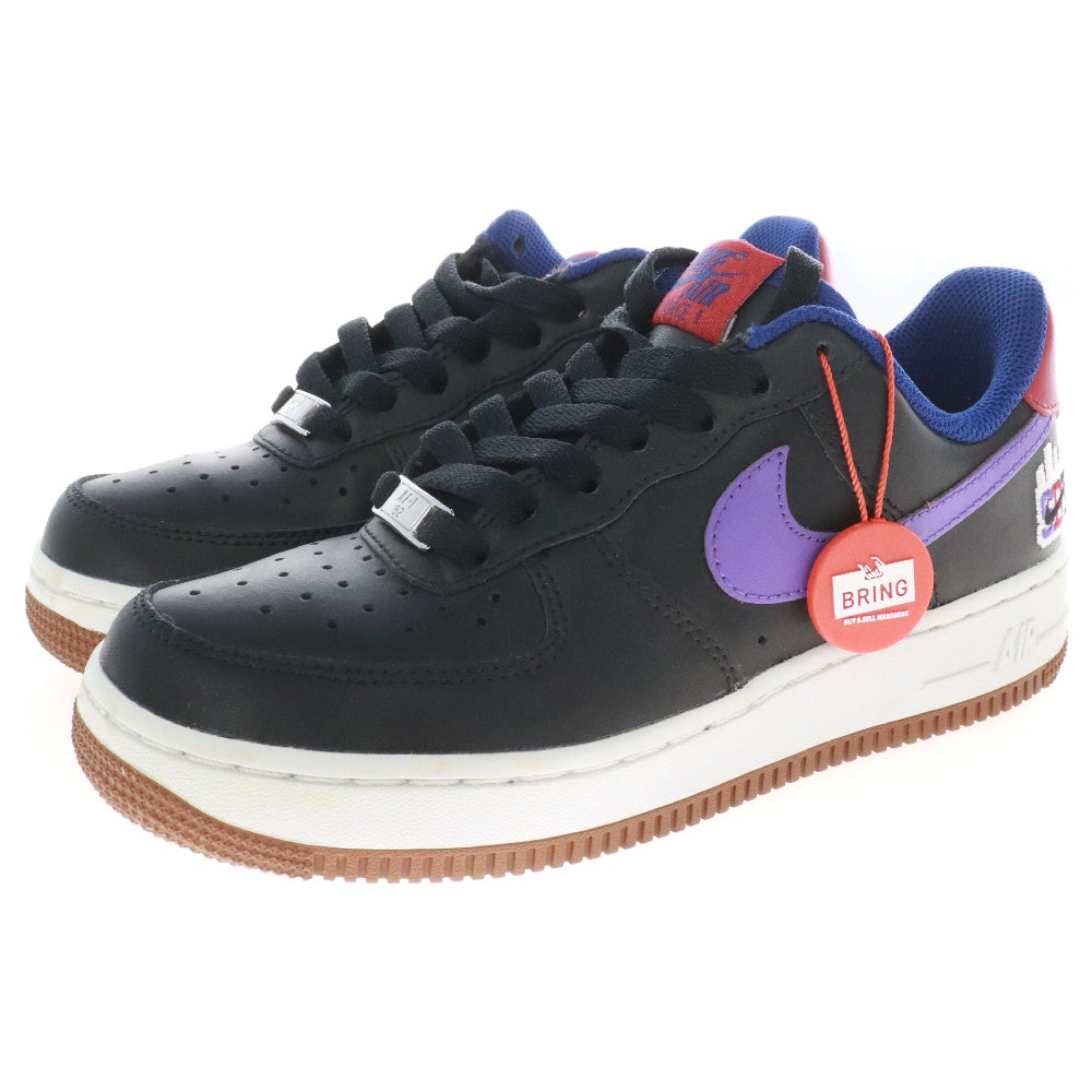 NIKE(ナイキ) AIR FORCE 1 LOW '07 SBY COLLECTION BLACK CQ7506-084 エアフォースワン ローカットスニーカー シブヤ コレクションブラック ブラック/パープル US4/23cm