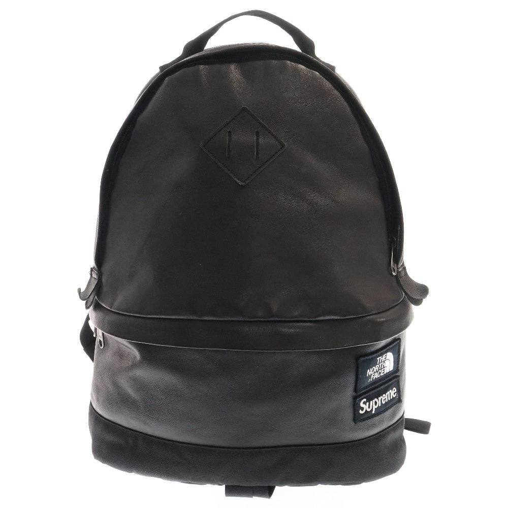 SUPREME(シュプリーム) 17AW×THE NORTH FACE Leather Day Pack レザー デイパック バックパック リュック ブラック NF0A3G73