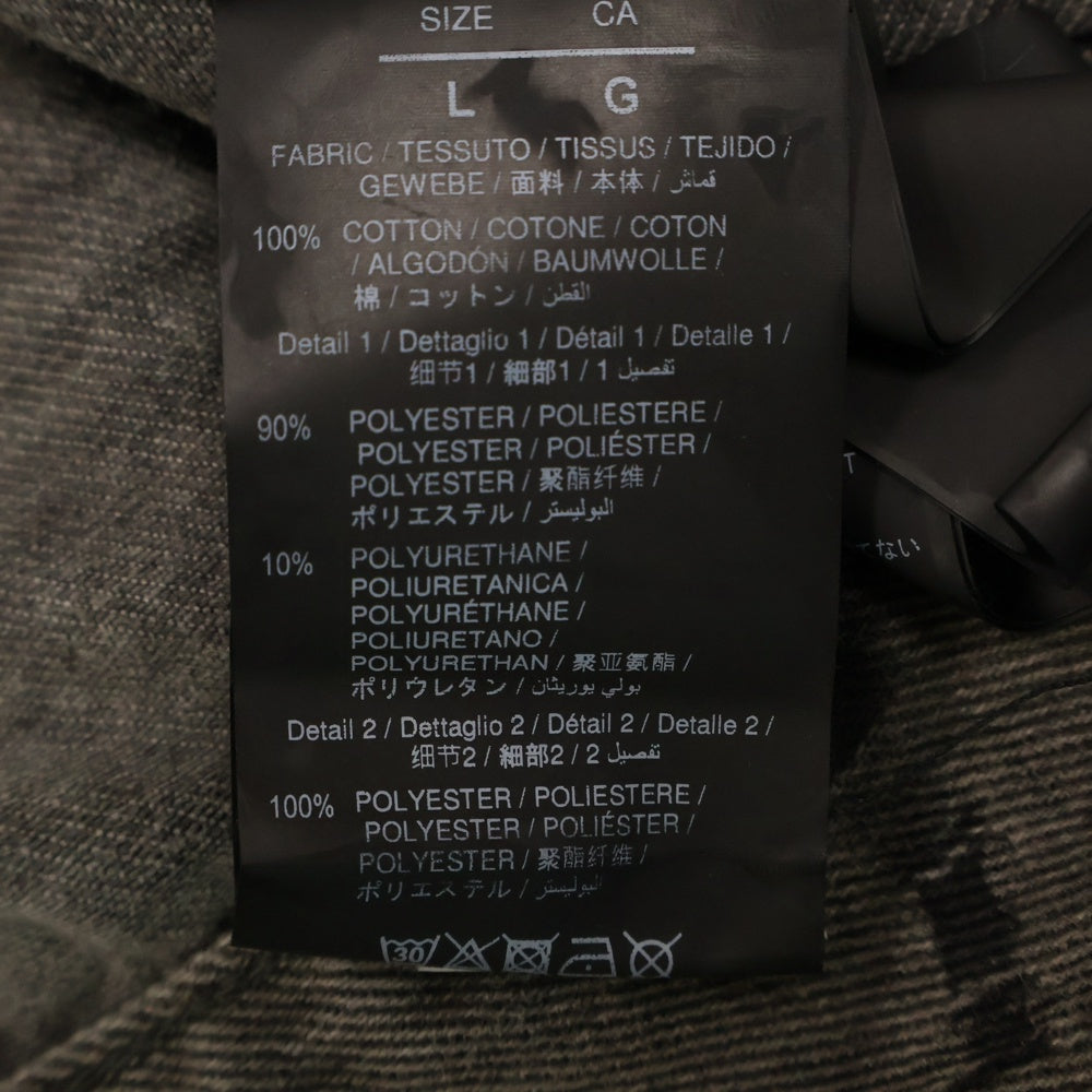 HERON PRESTON(ヘロンプレストン) 19AW TIE DYE DENIM JACKET タイダイ デニムジャケット ブラック/グレー HMYE002F19797016