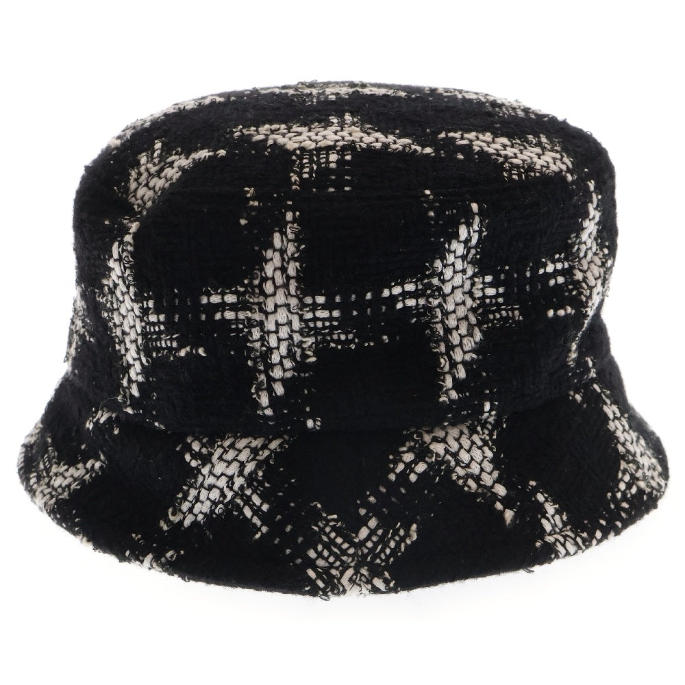 CHANEL(シャネル) Tweed Bucket Hat ツイード クローシュ バケットハット 帽子 ブラック