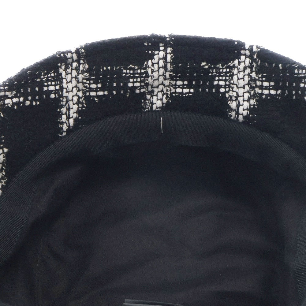 CHANEL(シャネル) Tweed Bucket Hat ツイード クローシュ バケットハット 帽子 ブラック