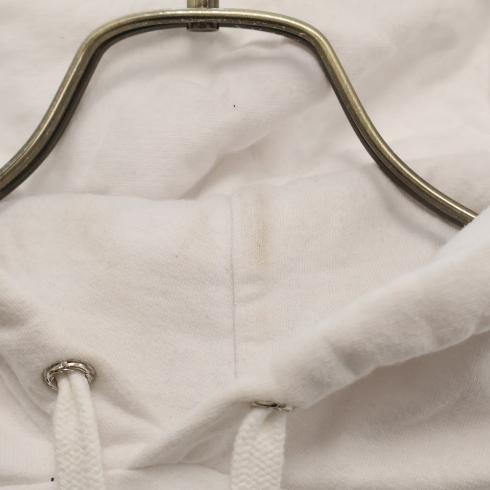 CHROME HEARTS(クロムハーツ) SWTSHRT PLVR スリーブロゴプリントプルオーバーパーカー ホワイト