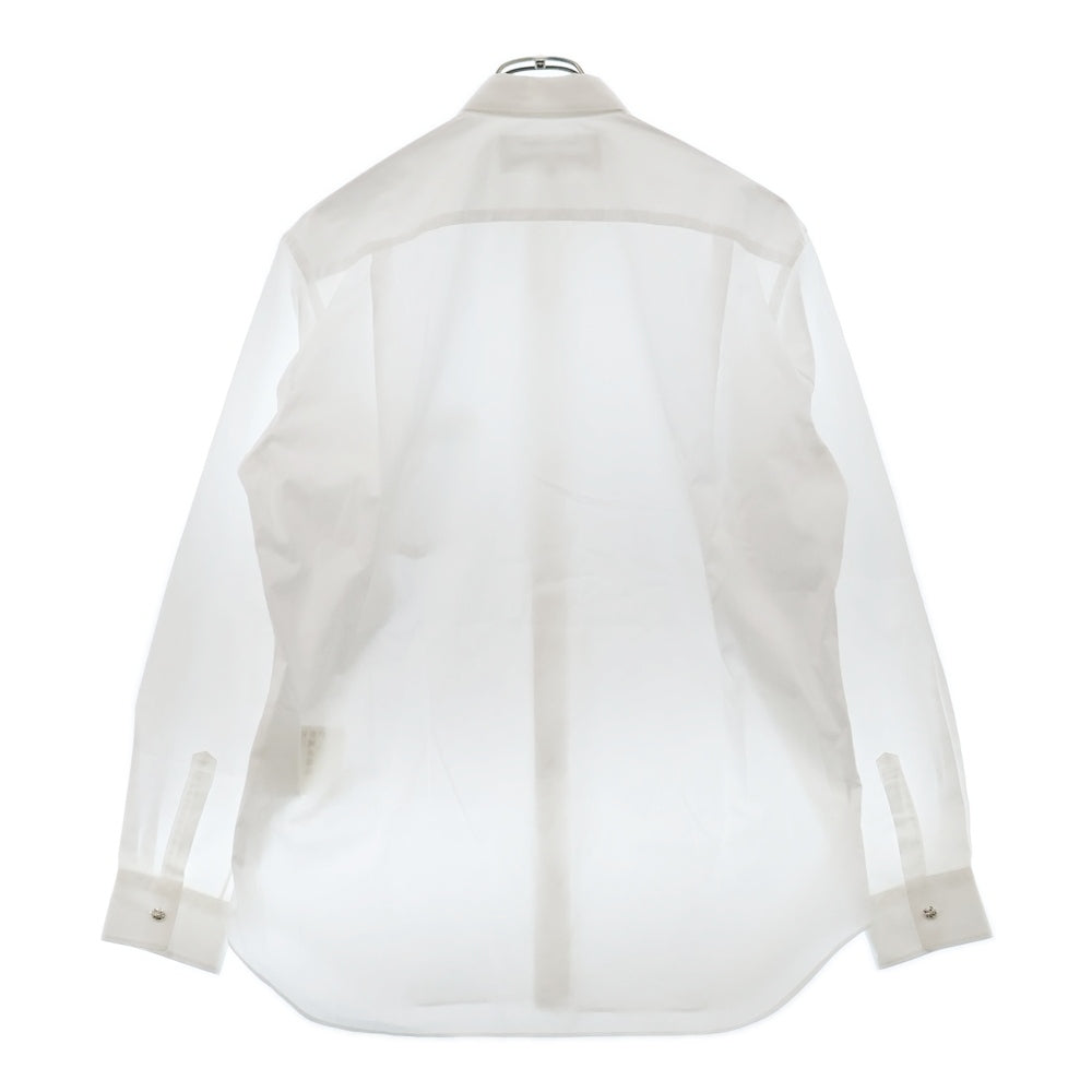 CHROME HEARTS(クロムハーツ) ×COMME des GARCONS SHIRT コムデギャルソンシャツ クロスボールボタン 長袖シャツ ホワイト ZI-B025