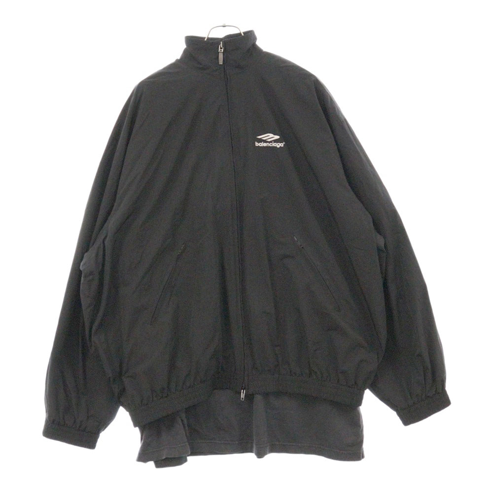 BALENCIAGA(バレンシアガ) 23AW 770500 TNQ25 テクノポプリン トラックジャケットブルゾン ブラック