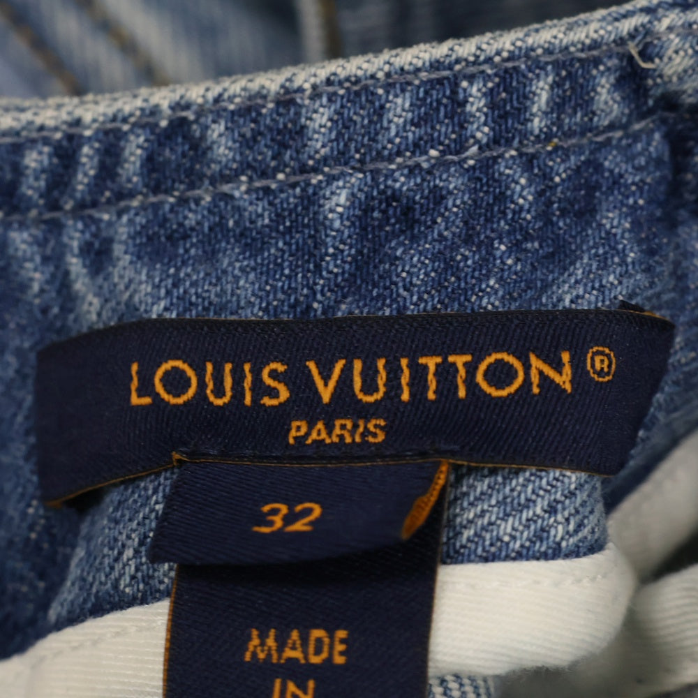 LOUIS VUITTON(ルイヴィトン) 24SS レディース デニムワンピース オールインワン インディゴ RW241WB EFY FQRO62