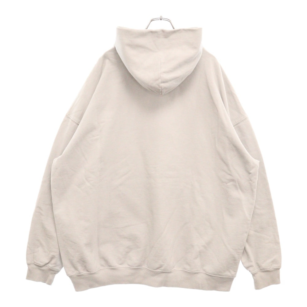 BALENCIAGA(バレンシアガ) Logo Embroidery Hoodie ロゴエンブロイダリーフーディ プルオーバースウェットパーカー グレー 620947 TMVB1