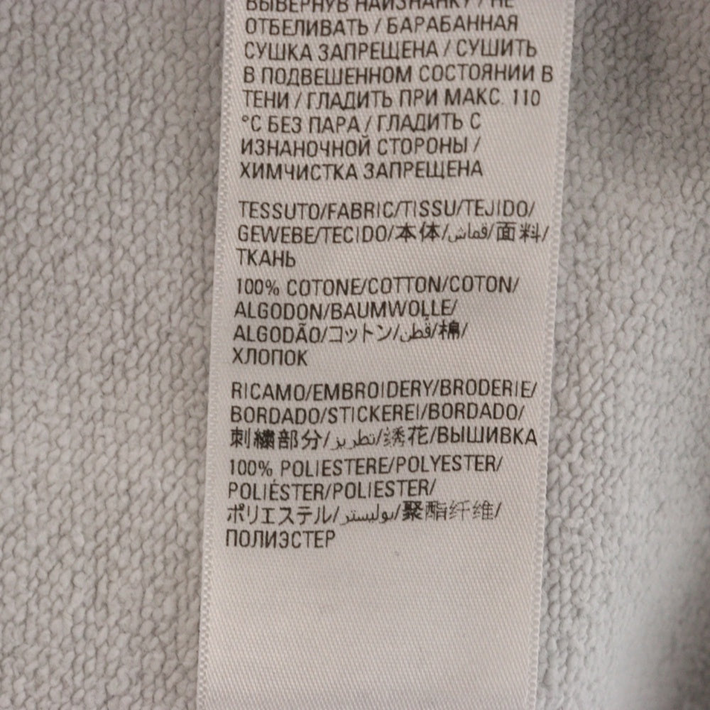BALENCIAGA(バレンシアガ) Logo Embroidery Hoodie ロゴエンブロイダリーフーディ プルオーバースウェットパーカー グレー 620947 TMVB1