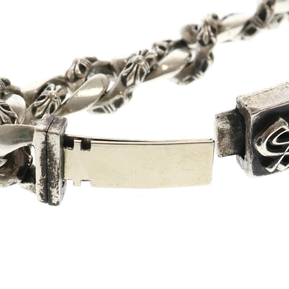 CHROME HEARTS(クロムハーツ) ローリングストーンズ リップアンドタン IDクラシック アフターダイヤ シルバーブレスレット】
