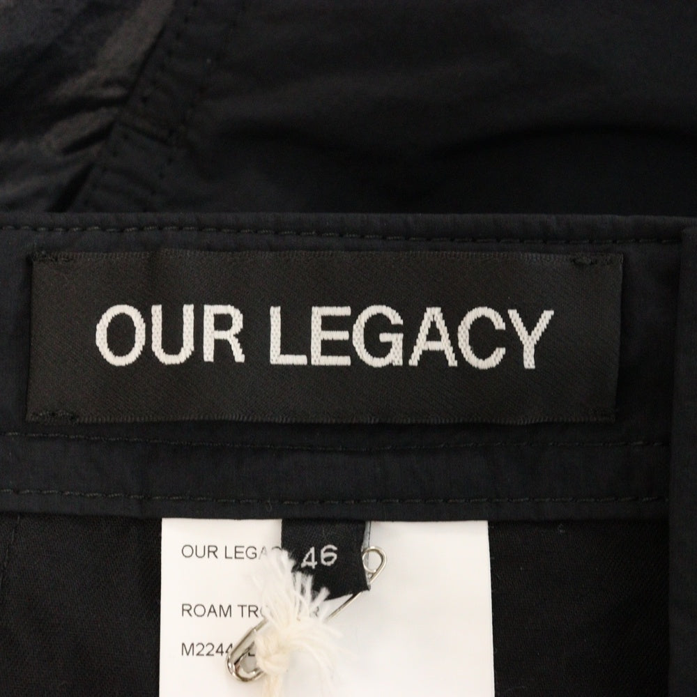 OUR LEGACY(アワーレガシー) ROAM TROUSERトラウザーズパンツ ナイロン ブラック M2244RDB