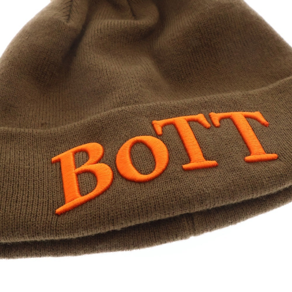 BoTT(ボット) × NEW ERA OG Logo Cuffed Pom Beanie ニューエラ オージーロゴ ビーニー ニット帽 帽子 ブラウン