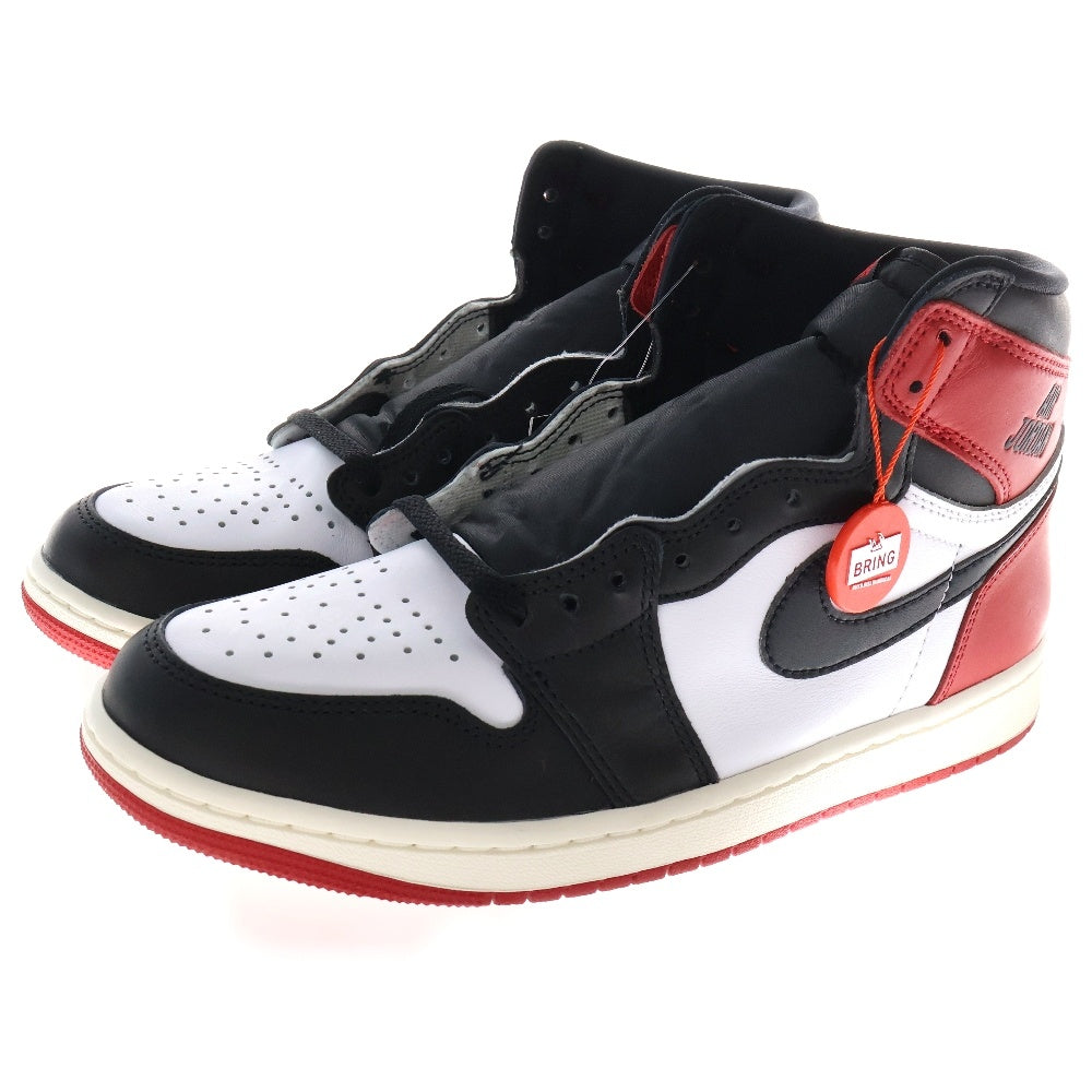 NIKE(ナイキ) AIR JORDAN 1 RETRO HIGH OG DZ5485-106 エアジョーダン1 レトロ ブラックトゥリイマジンドスニーカー シューズ ホワイト/ブラック/レッド US9.5/27.5cm