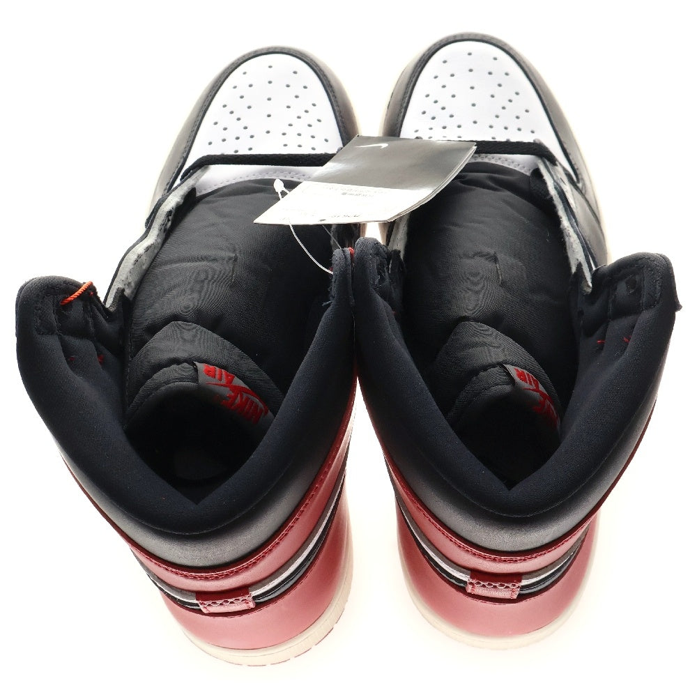 NIKE(ナイキ) AIR JORDAN 1 RETRO HIGH OG DZ5485-106 エアジョーダン1 レトロ ブラックトゥリイマジンドスニーカー シューズ ホワイト/ブラック/レッド US9.5/27.5cm