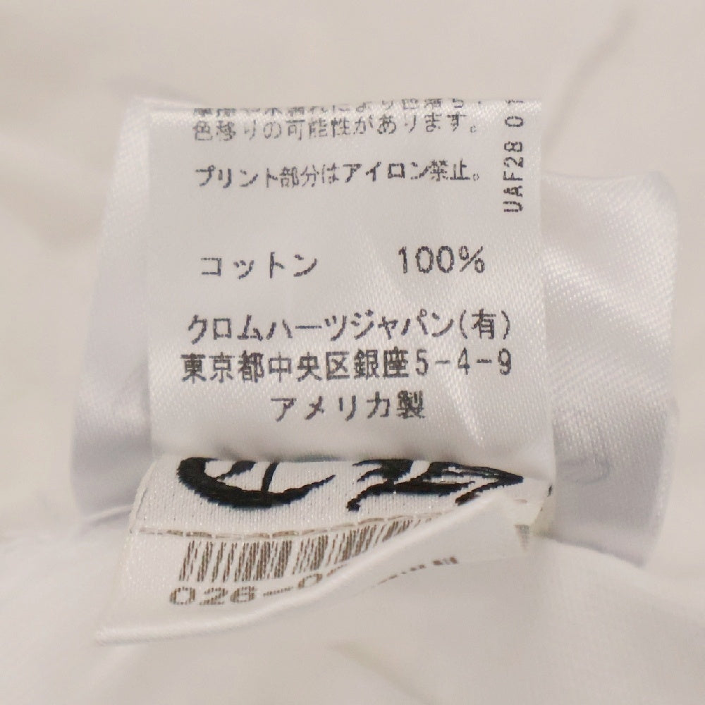 CHROME HEARTS(クロムハーツ) CH L S 1 バックスクロールロゴプリント ロングスリーブカットソー ロンT 長袖Tシャツ ブラック