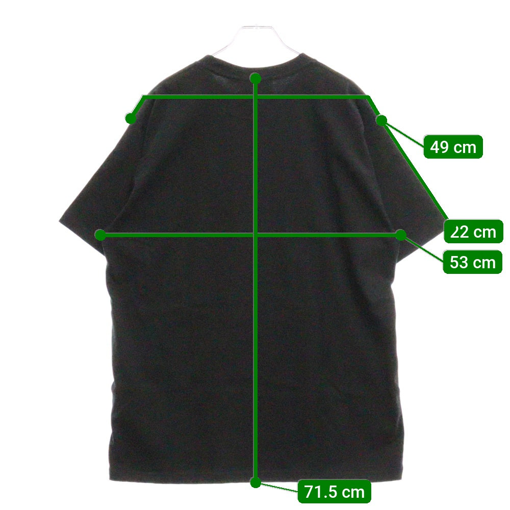 A BATHING APE(アベイシングエイプ) 25SS × NEIGHBORHOOD NBHD TEE フロントロゴプリント 半袖Tシャツ カットソー ブラック 1K73109915