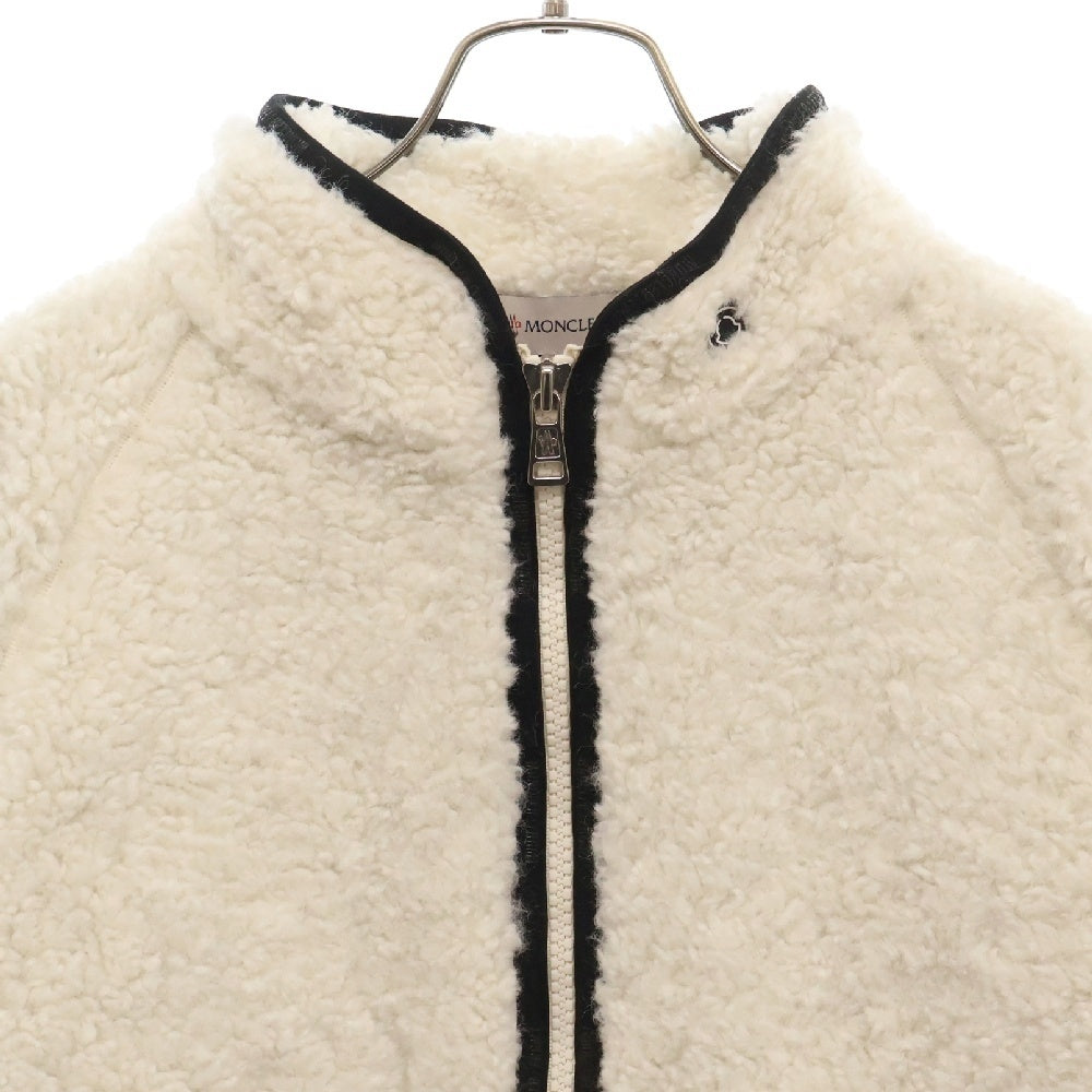 MONCLER(モンクレール) 21AW × FRAGMENT MAGLIA CARDIGAN フラグメント マグリア カーディガン ジップアップ フリースジャケット ホワイト G209U8G00001