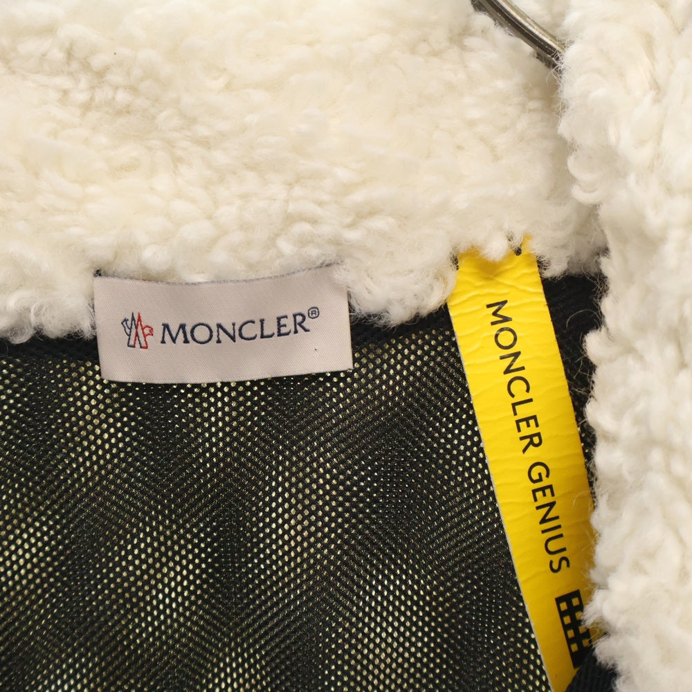 MONCLER(モンクレール) 21AW × FRAGMENT MAGLIA CARDIGAN フラグメント マグリア カーディガン ジップアップ フリースジャケット ホワイト G209U8G00001
