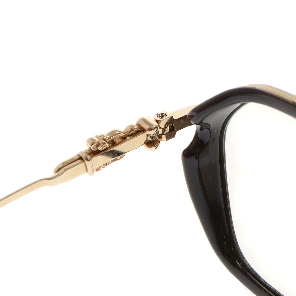 CHROME HEARTS(クロムハーツ) HOTATION ダガーテンプルダブルブリッジサングラス メガネ ゴールド/ブラック