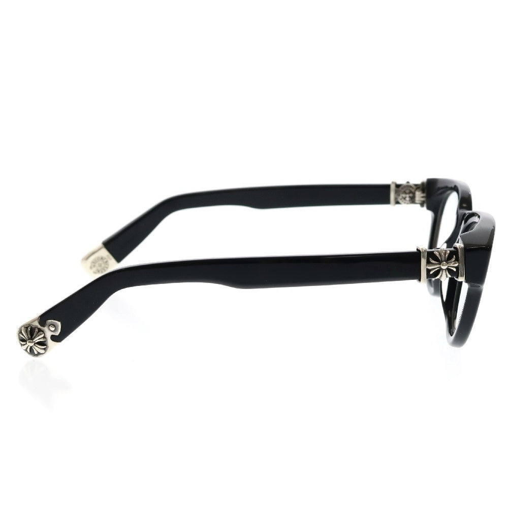 CHROME HEARTS(クロムハーツ) KAY GULLS メガネ サイドCHプラス ブラック 47□20-148