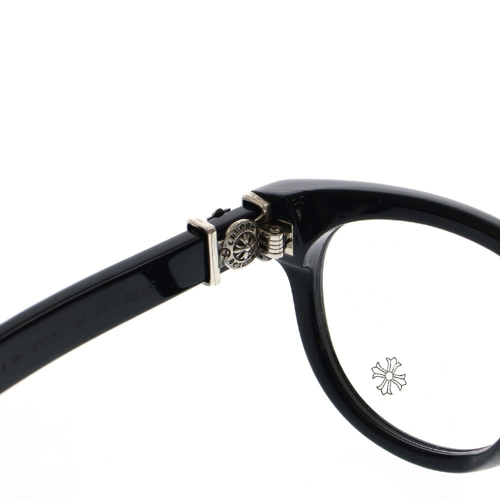 CHROME HEARTS(クロムハーツ) KAY GULLS メガネ サイドCHプラス ブラック 47□20-148