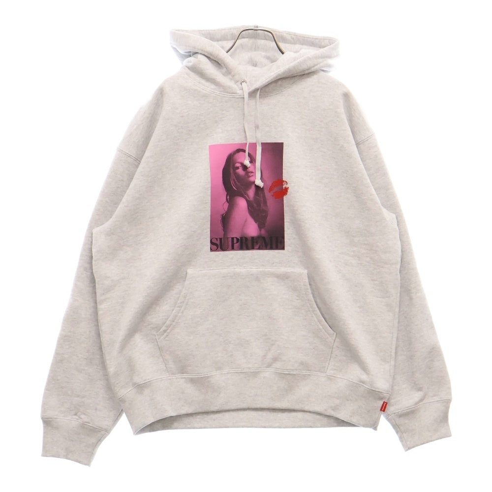 SUPREME(シュプリーム) 24AW Kate Moss Hooded Sweatshirt ケイトモス フーデッド スウェットシャツ プルオーバーパーカー グレー