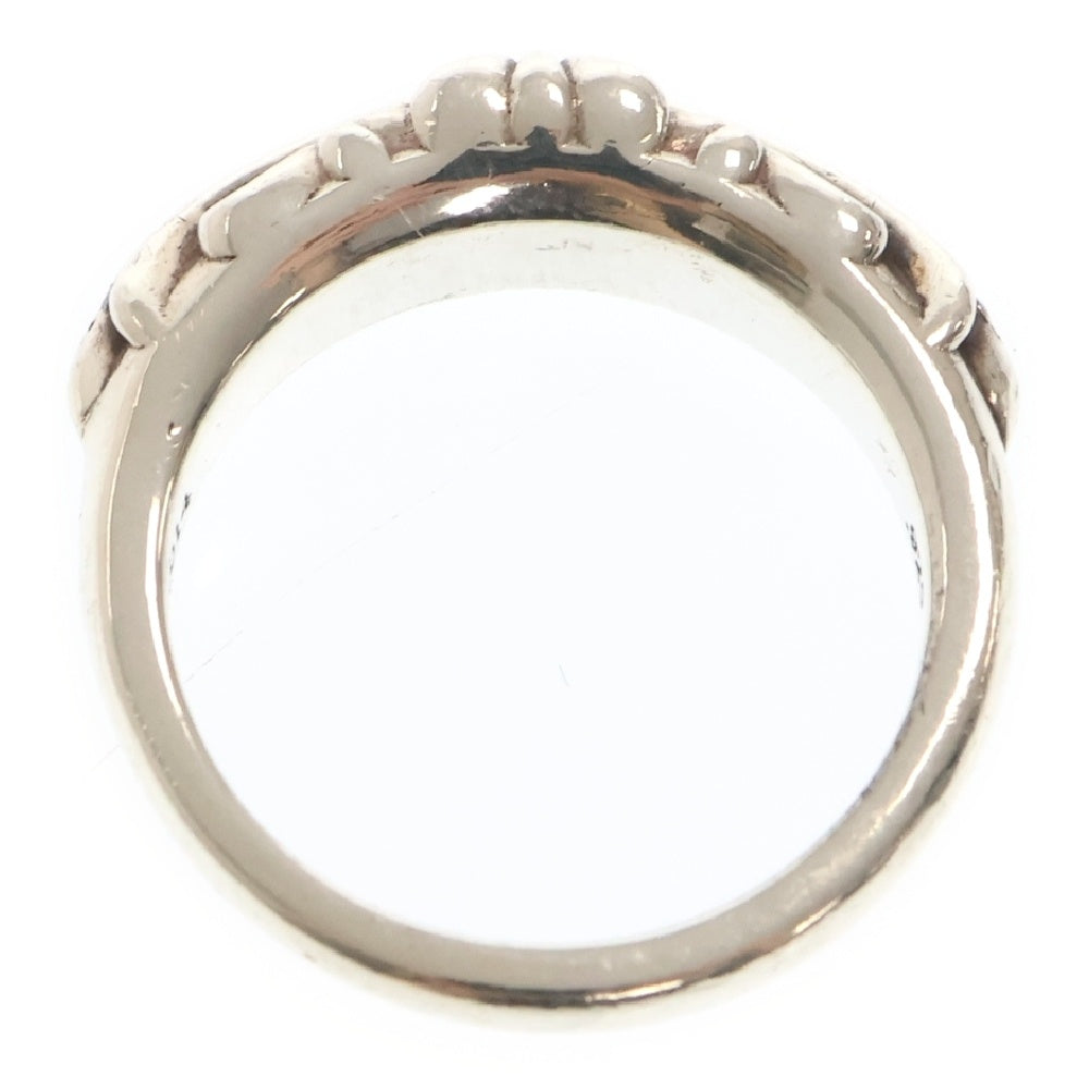 CHROME HEARTS(クロムハーツ) BABY CLSC P D PAVEダイヤ ベイビークラシックフローラルクロスリング シルバー