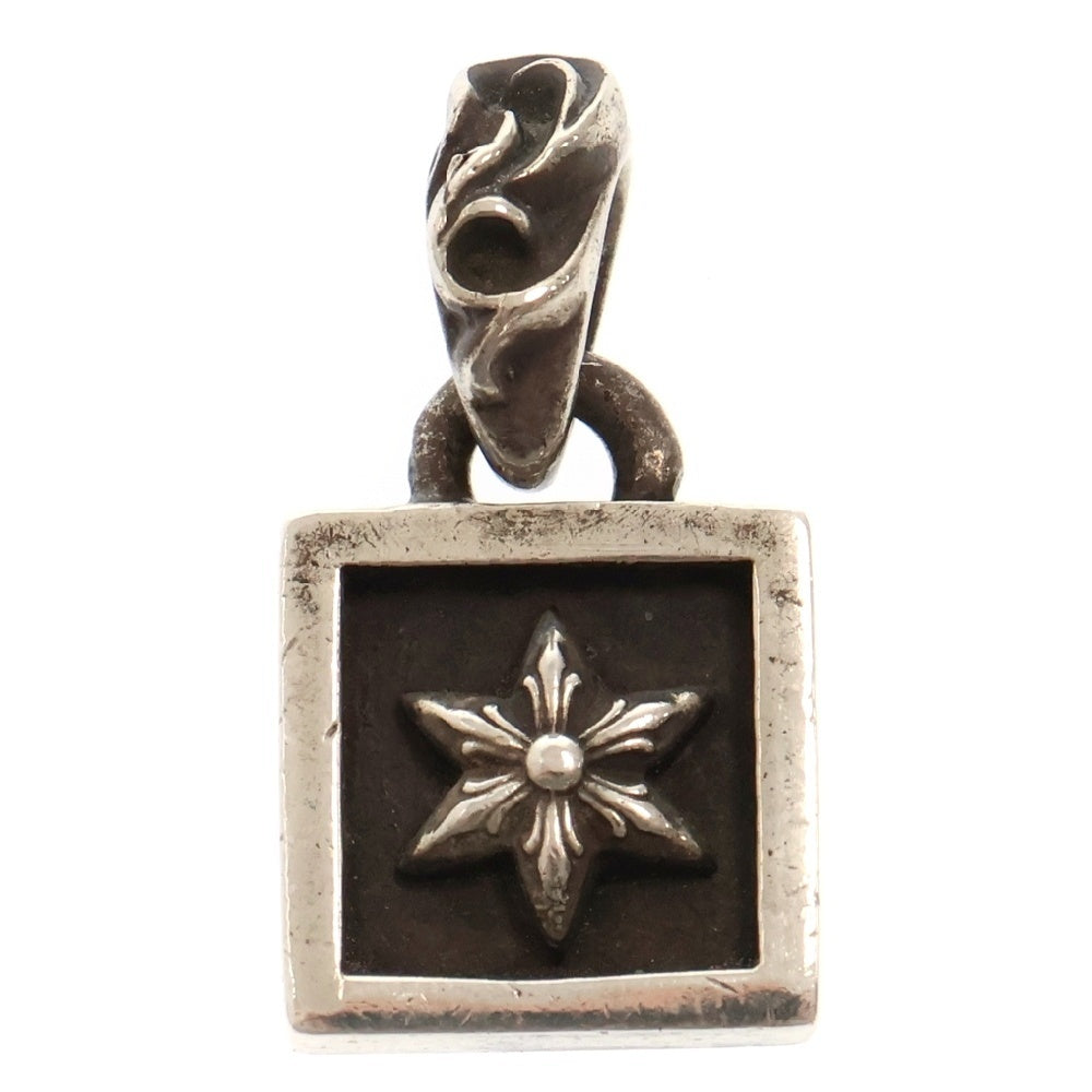 CHROME HEARTS(クロムハーツ) FRAMED STAR フレームドスター チャーム ネックレストップ シルバー