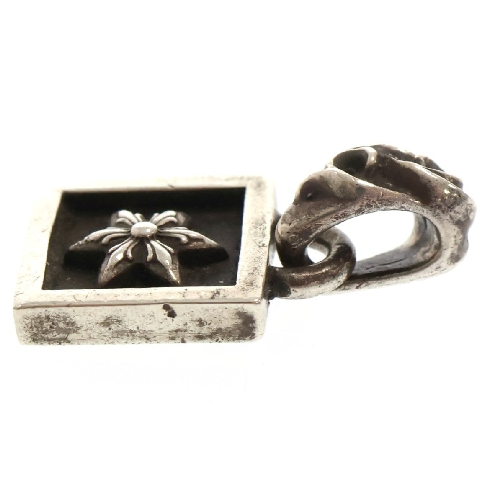 CHROME HEARTS(クロムハーツ) FRAMED STAR フレームドスター チャーム ネックレストップ シルバー