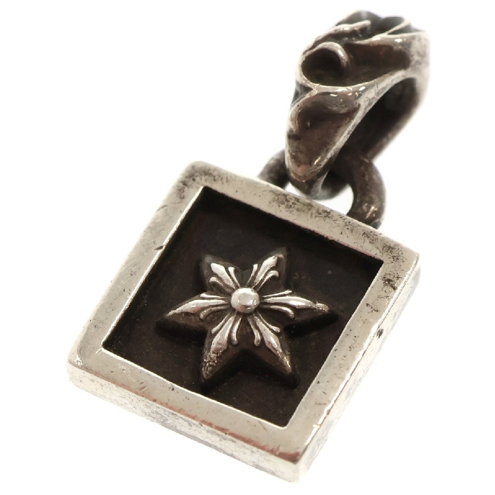 CHROME HEARTS(クロムハーツ) FRAMED STAR フレームドスター チャーム ネックレストップ シルバー