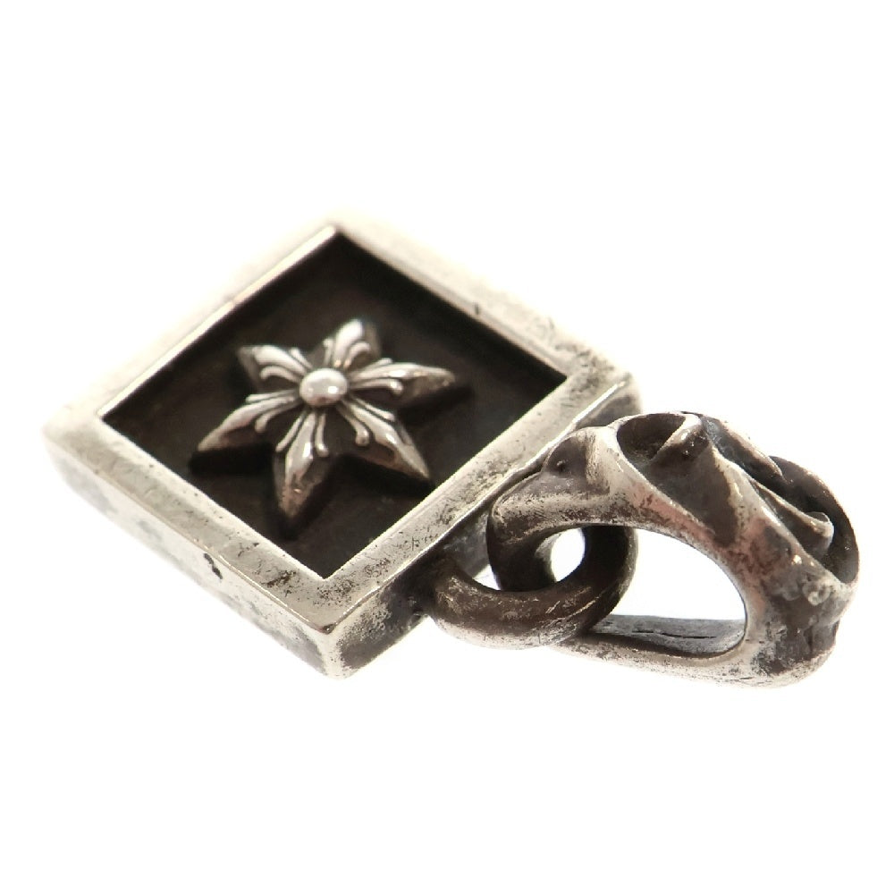 CHROME HEARTS(クロムハーツ) FRAMED STAR フレームドスター チャーム ネックレストップ シルバー