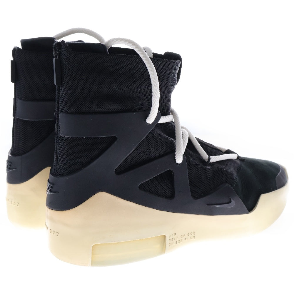 NIKE(ナイキ) ×FEAR OF GOD AIR FEAR OF GOD エアフィアオブゴッド ハイカットスニーカー ブラック/ベージュ US8/26cm AR4237-001