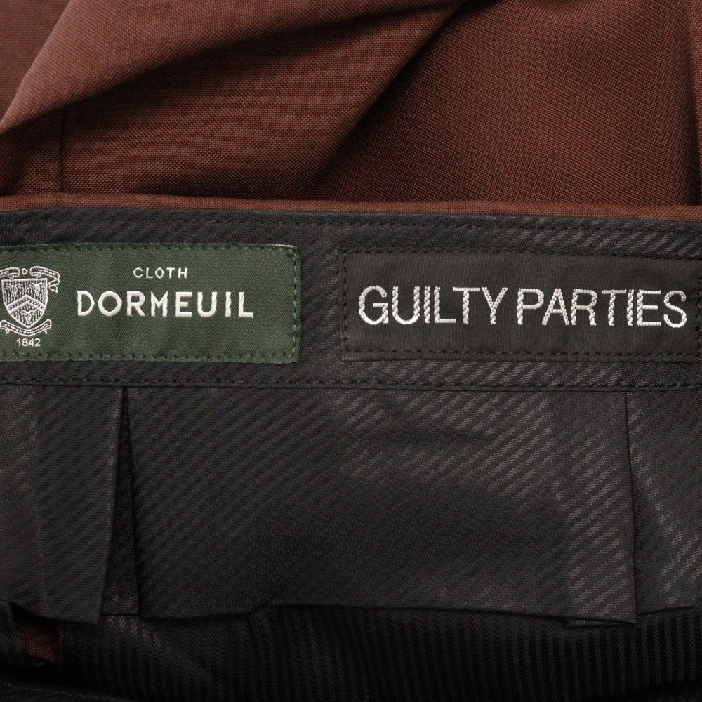 WACKO MARIA(ワコマリア) DORMEUIL DOUBLE PLEATED TROUSERS 2タックスラックス ブラウン