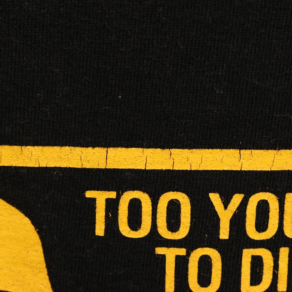 CREAM SODA(クリームソーダ) プリント半袖Tシャツ ブラック