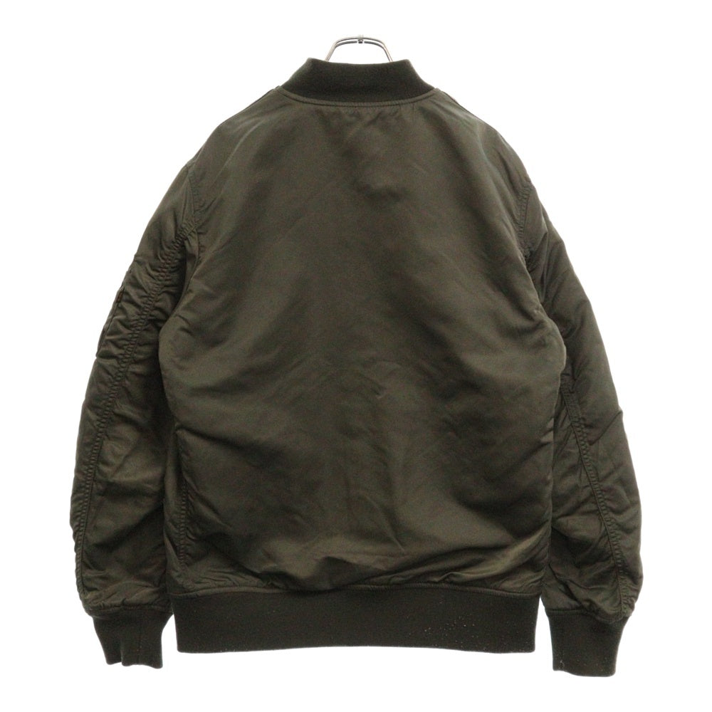 ALPHA INDUSTRIES(アルファ インダストリーズ) スカル刺繍リバーシブル中綿ジャケット カーキ TA1258-003