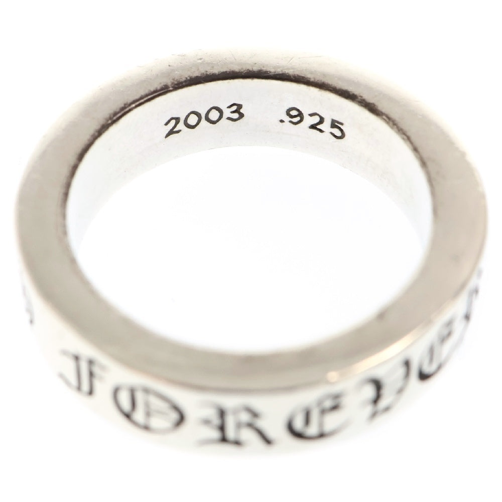 CHROME HEARTS(クロムハーツ) 6mm SPACER FOREVER 6mmスペーサーリング フォーエバーシルバー BCA337