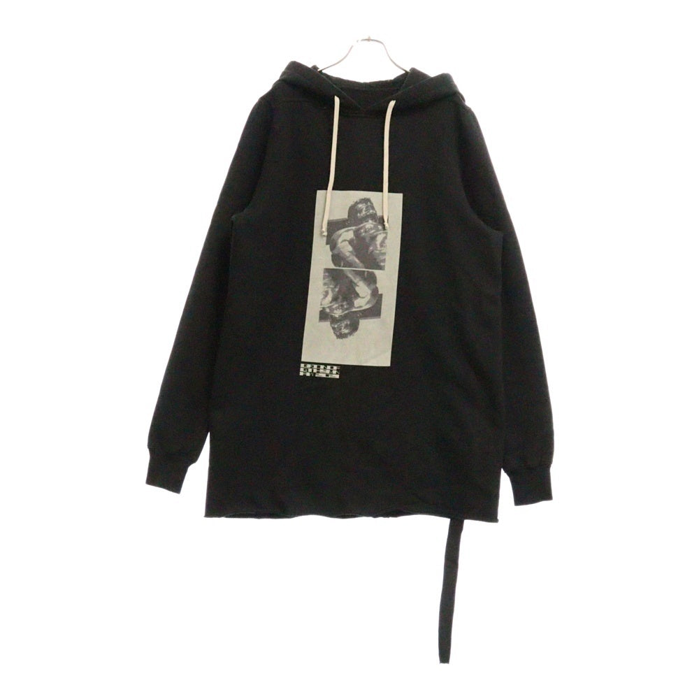DRKSHDW(ダークシャドウ) PULLOVER HOODIE フロントプリント プルオーバーパーカー フーディー ブラック DU02A3285-FEP2