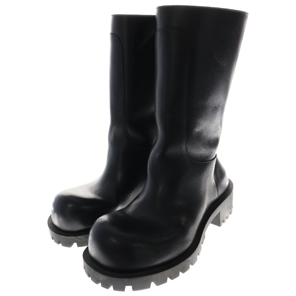 BALENCIAGA(バレンシアガ) HUMMER LEATHER BOOTS ハマー レザーロングブーツ ブラック 712810