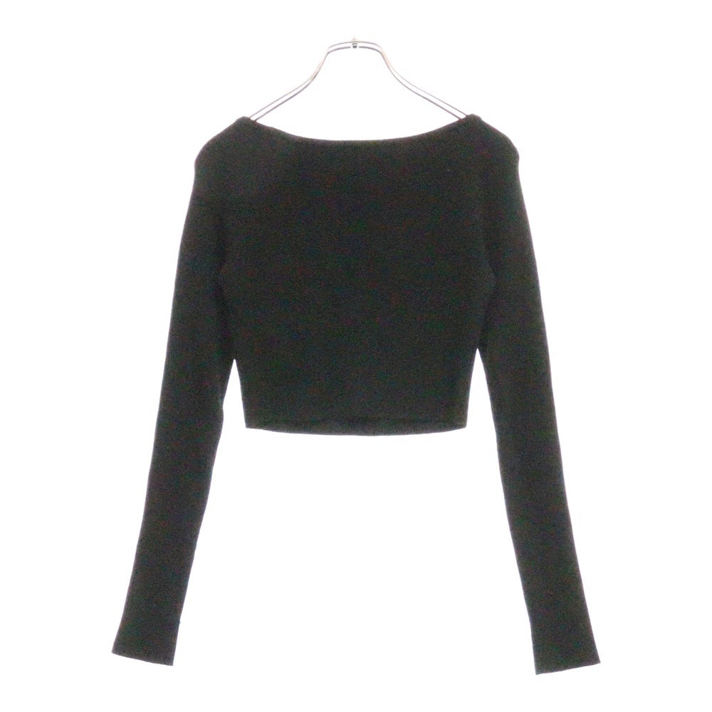 DIESEL(ディーゼル) ROUND NECK KNITS Dロゴ ラウンド ネックニット ブラック レディース A14189