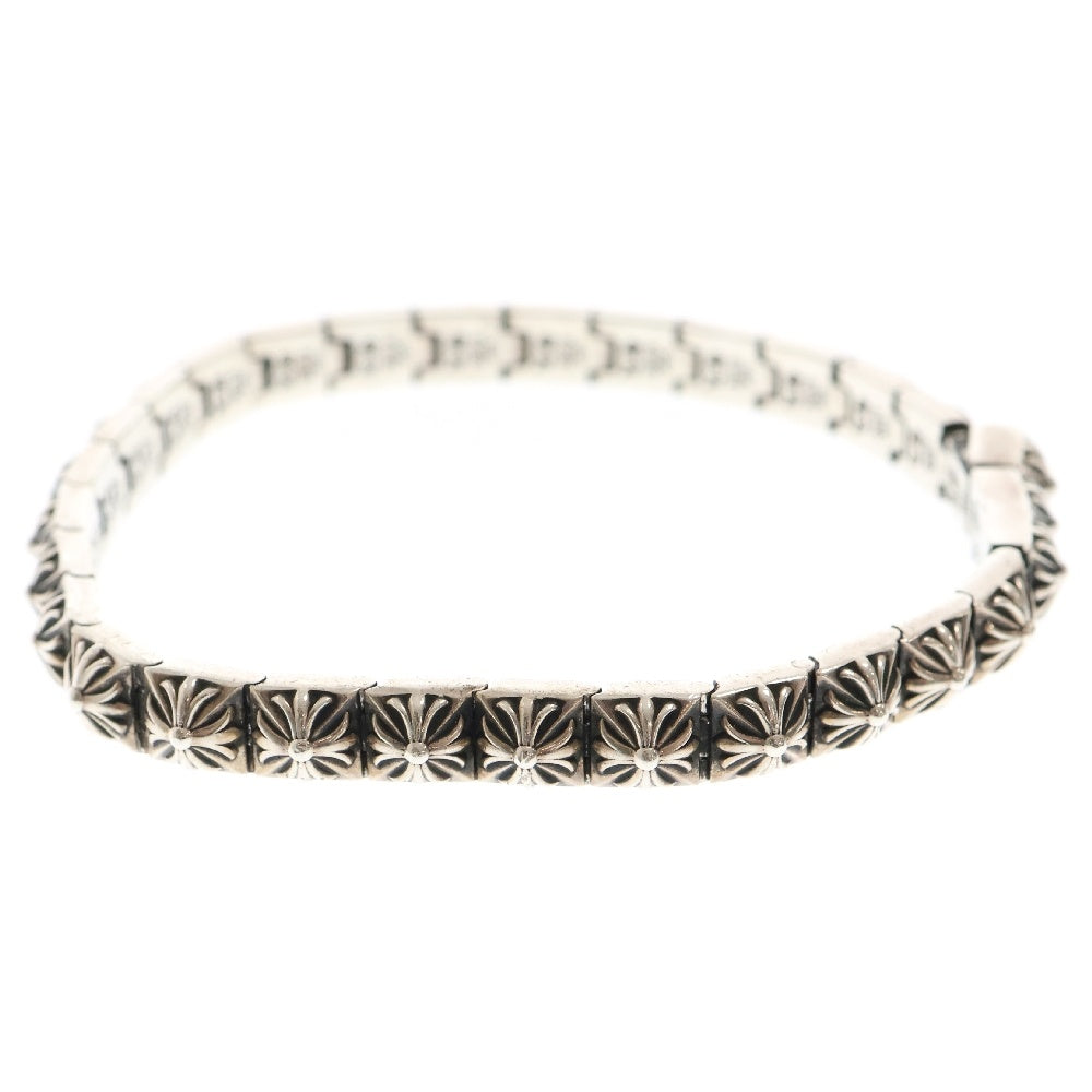 CHROME HEARTS(クロムハーツ) PYRAMID PLS LNK 1/4 ピラミッドプラス ブレスレット シルバー BCA179