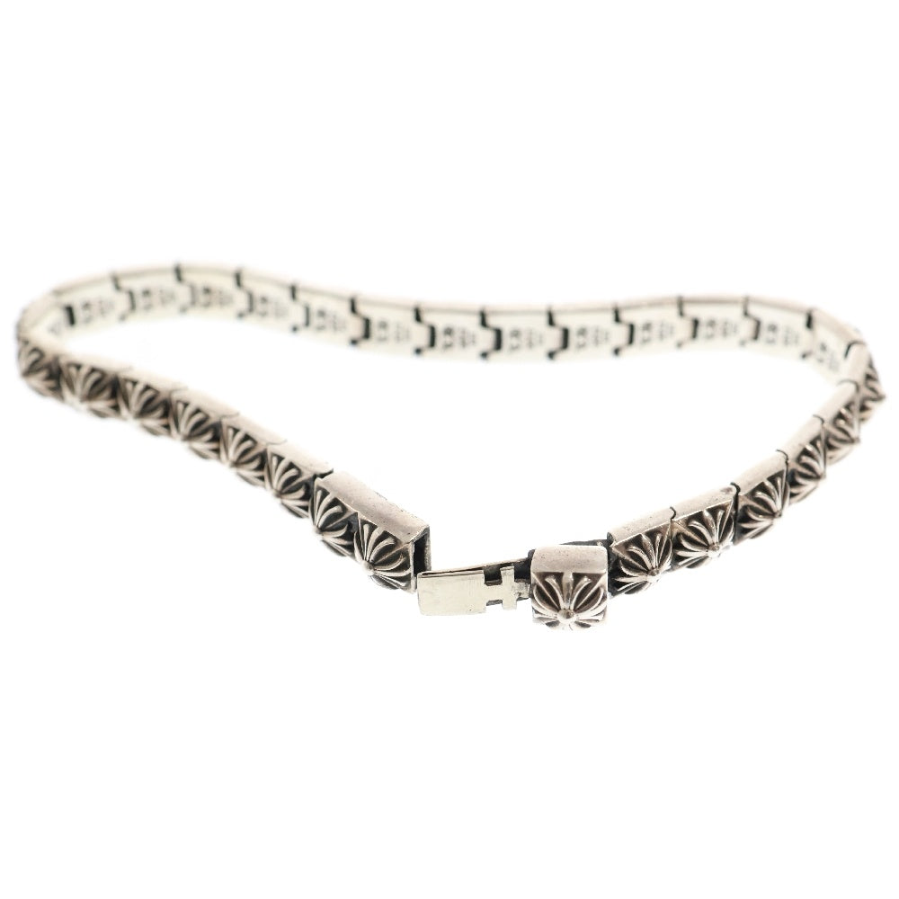 CHROME HEARTS(クロムハーツ) PYRAMID PLS LNK 1/4 ピラミッドプラス ブレスレット シルバー BCA179