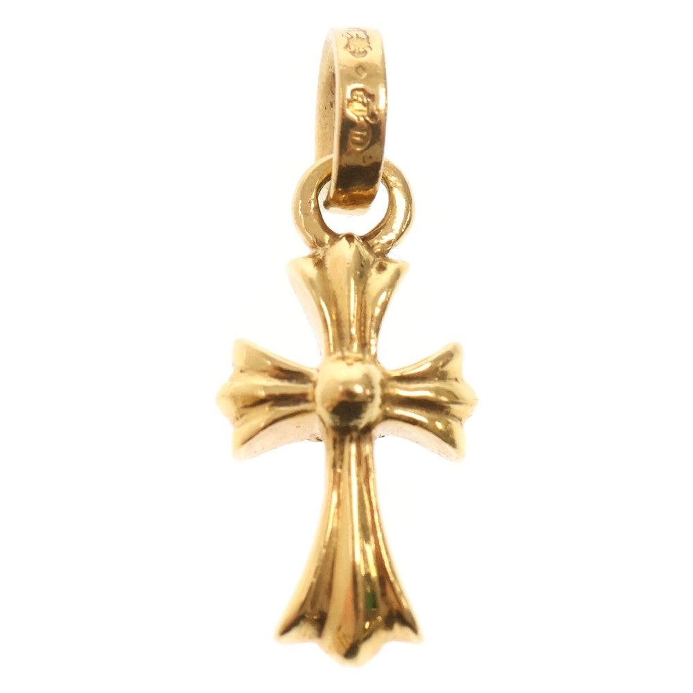 CHROME HEARTS(クロムハーツ) 22K CRS BBYFAT P/DIA ベイビーファットクロス PAVEダイヤ ペンダントトップ ゴールド BCA035