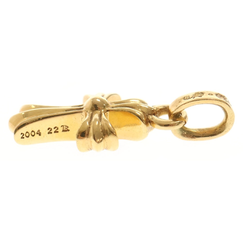 CHROME HEARTS(クロムハーツ) 22K CRS BBYFAT P/DIA ベイビーファットクロス PAVEダイヤ ペンダントトップ ゴールド BCA035