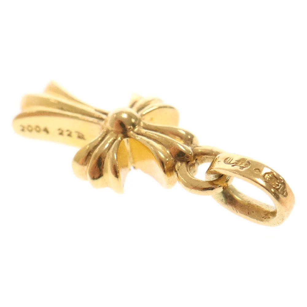 CHROME HEARTS(クロムハーツ) 22K CRS BBYFAT P/DIA ベイビーファットクロス PAVEダイヤ ペンダントトップ ゴールド BCA035