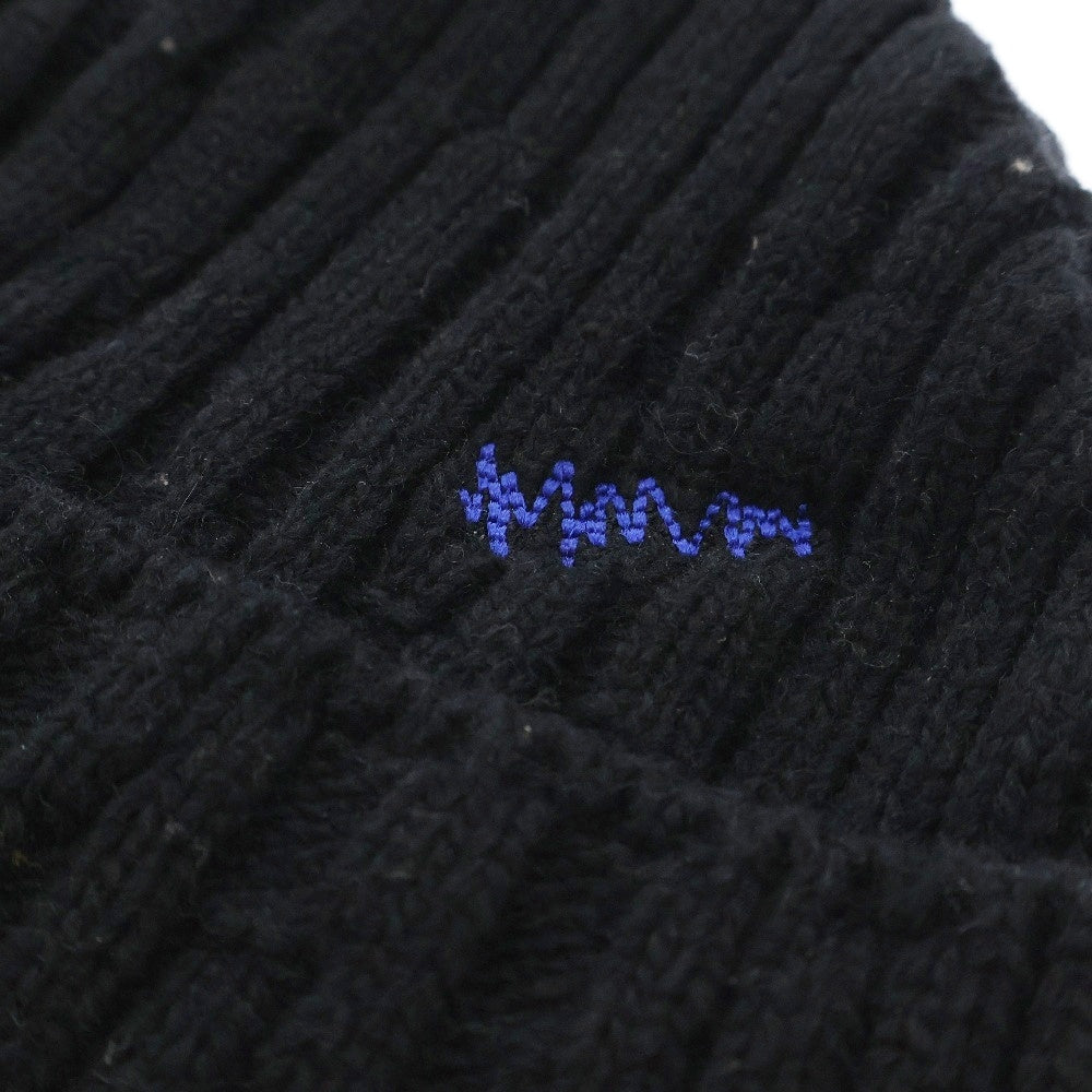 ADER ERROR(アーダーエラー) 24AW LOGO BEANIE ロゴビーニー 帽子 ブラック
