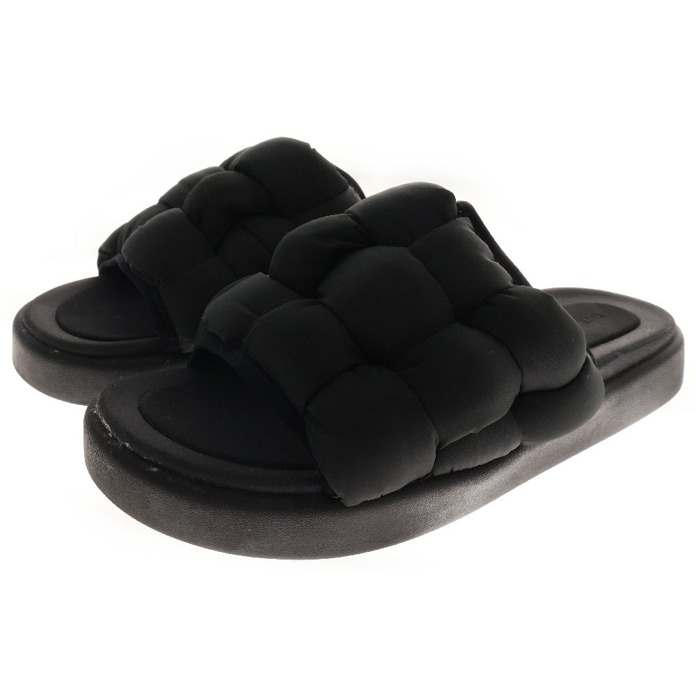 FOOT INDUSTRY(フットインダストリー) DOWN SLIPPER ダウン スリッパー サンダル ブラック