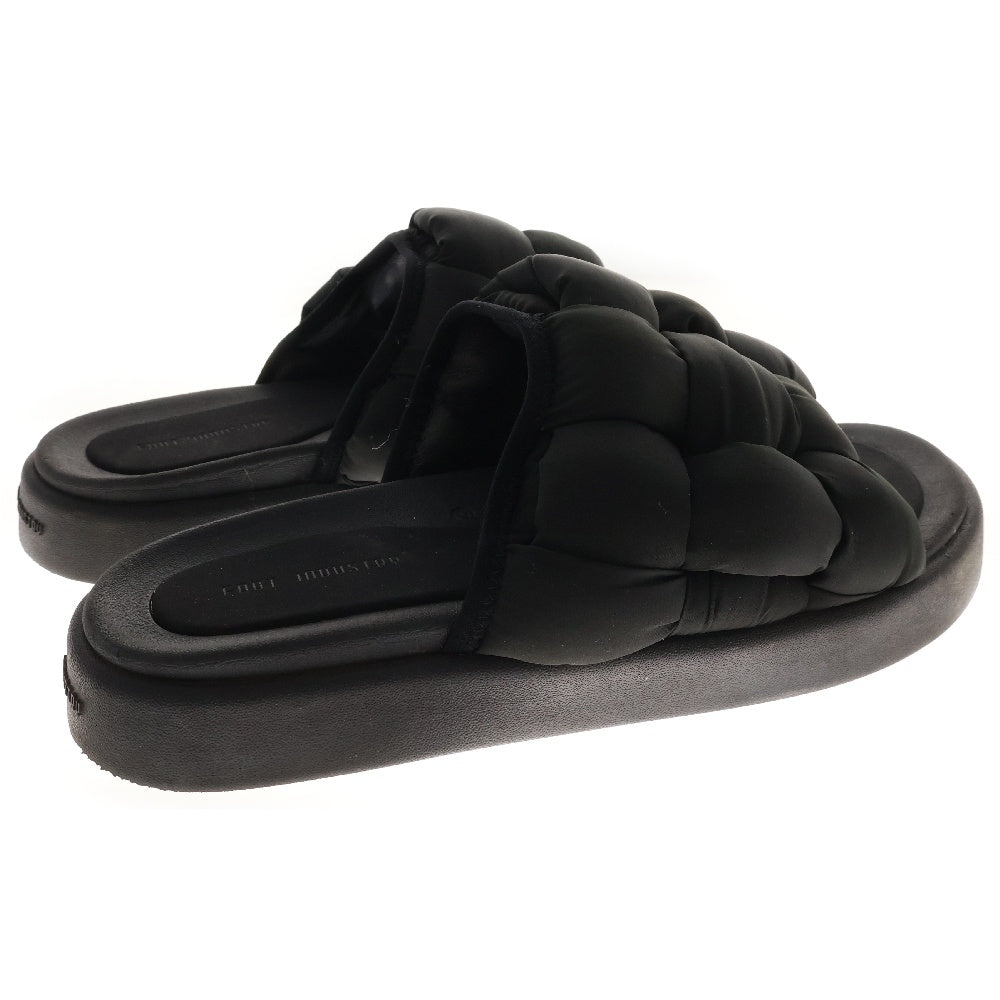 FOOT INDUSTRY(フットインダストリー) DOWN SLIPPER ダウン スリッパー サンダル ブラック