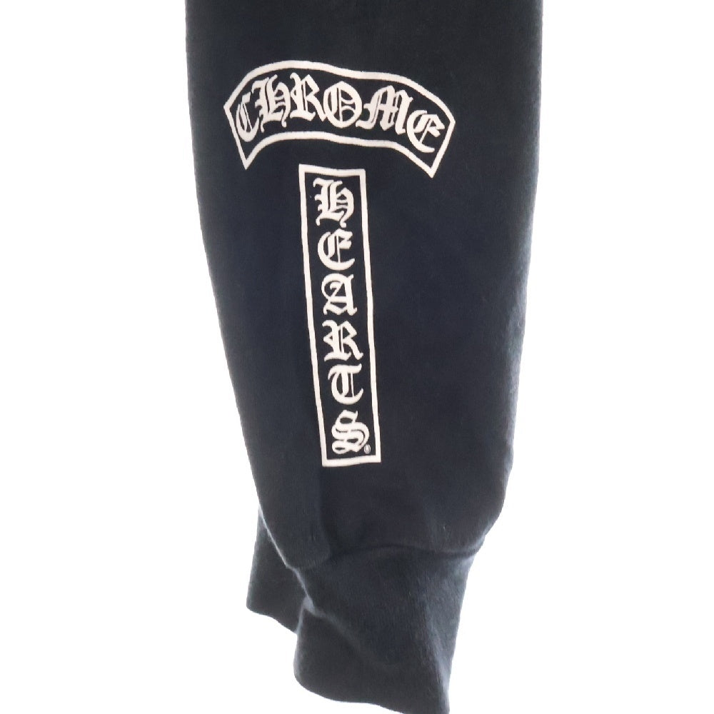 CHROME HEARTS(クロムハーツ) Fuck You L/S Pocket Tee ファックユーバック ロゴ ポケット付き クルーネック 長袖Tシャツ カットソー ブラック 2212-304-0221