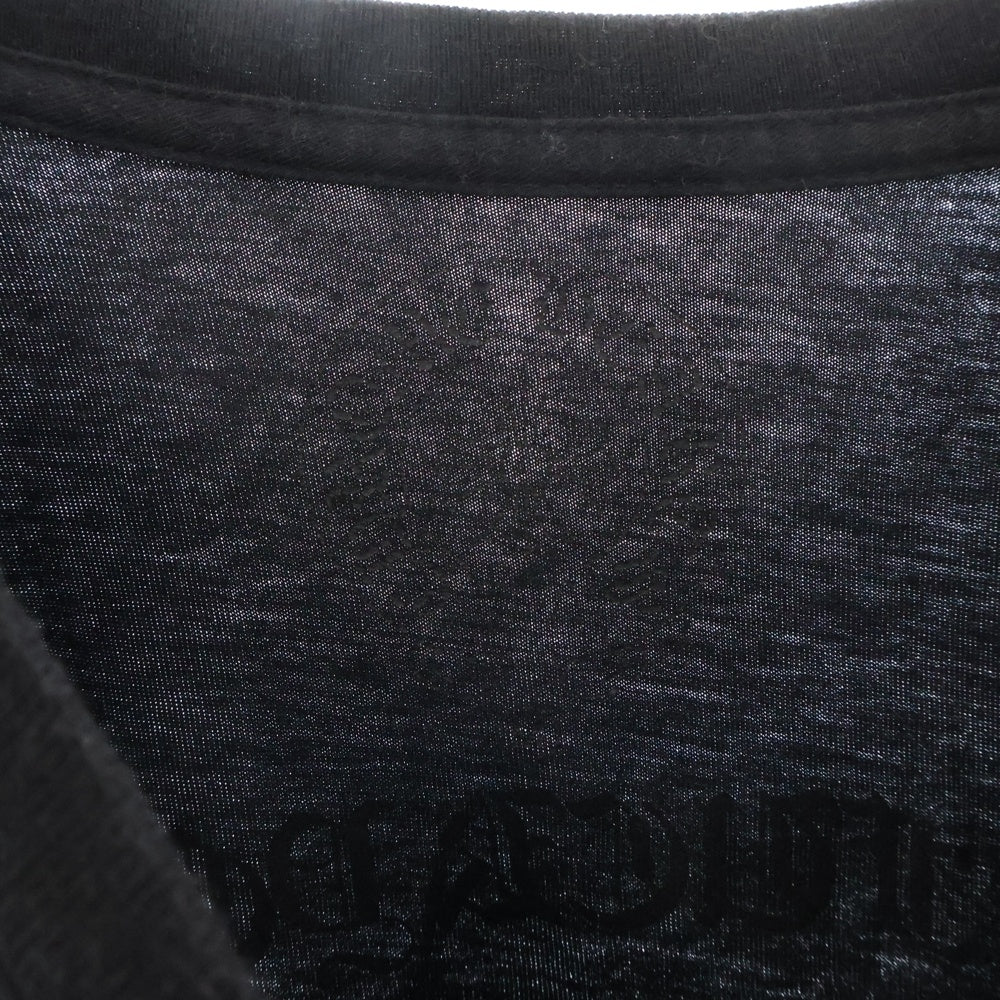 CHROME HEARTS(クロムハーツ) Fuck You L/S Pocket Tee ファックユーバック ロゴ ポケット付き クルーネック 長袖Tシャツ カットソー ブラック 2212-304-0221